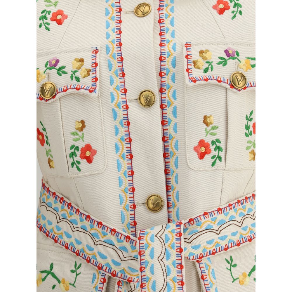 Chaqueta vaquera bordada Valentino