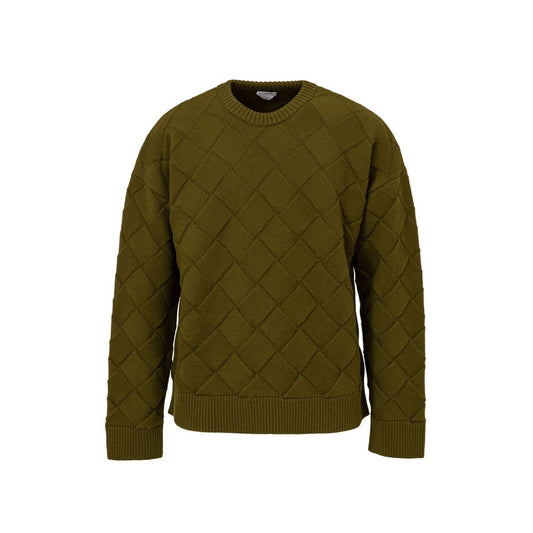 Suéter de lana verde de Bottega Veneta