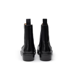 Bota de piel negra Bottega Veneta