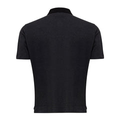 Polo de algodón negro Fendi