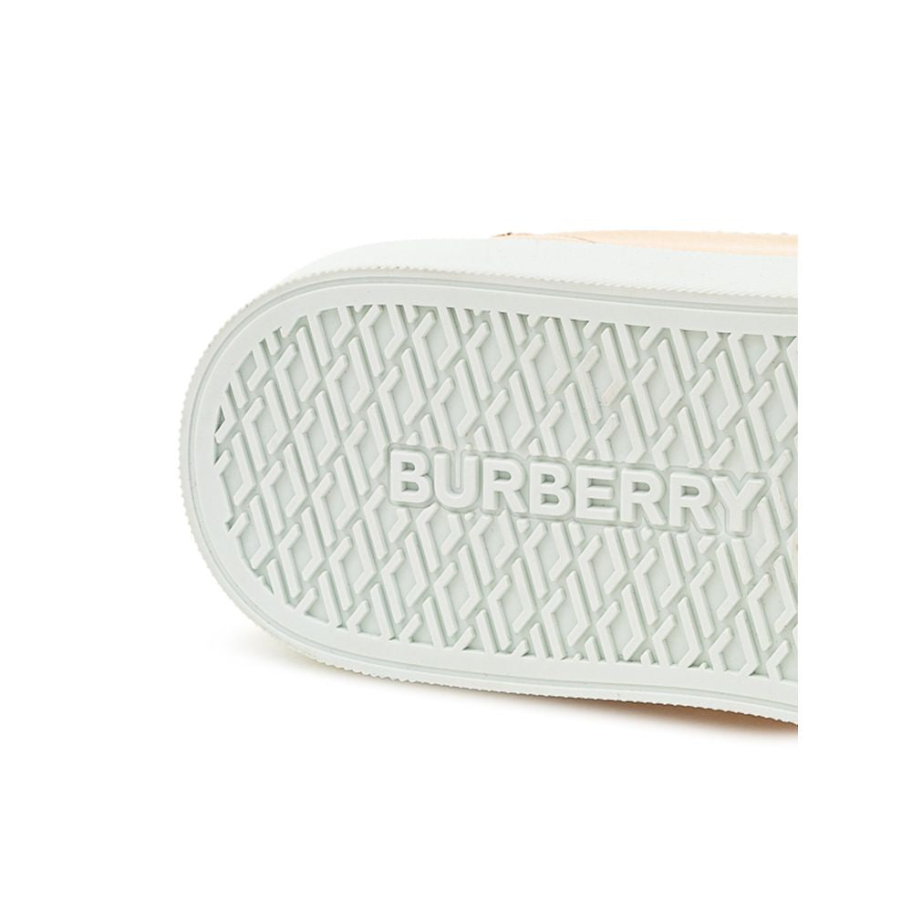 Zapatillas Burberry de piel rosa
