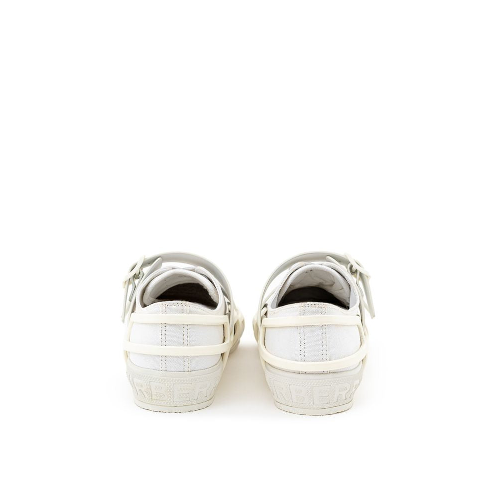 Zapatillas blancas de algodón Burberry