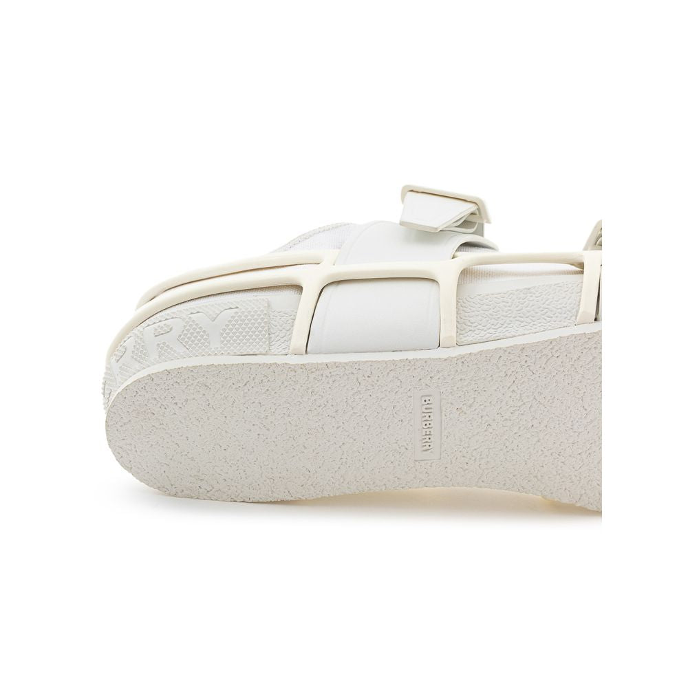 Zapatillas blancas de algodón Burberry