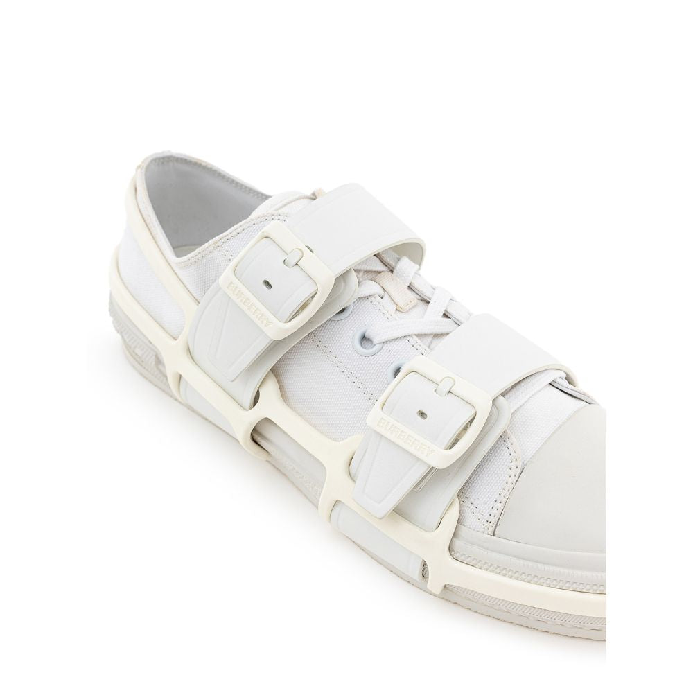 Zapatillas blancas de algodón Burberry