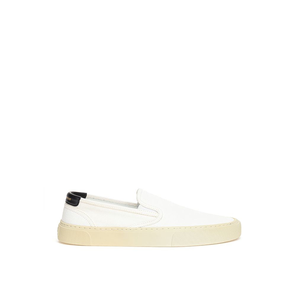 Zapatillas blancas de algodón de Saint Laurent
