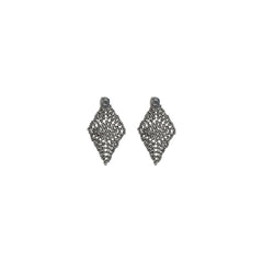 Pendientes de plata facetada Brunello Cucinelli