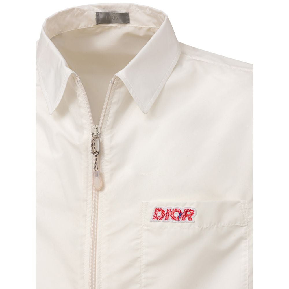 Camisa blanca de poliéster Dior
