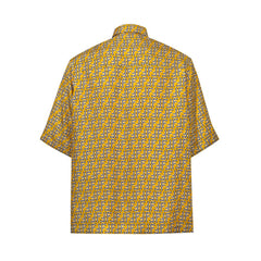 Camisa de seda amarilla Fendi