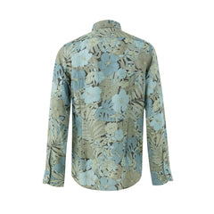 Camisa de lyocell azul de Tom Ford