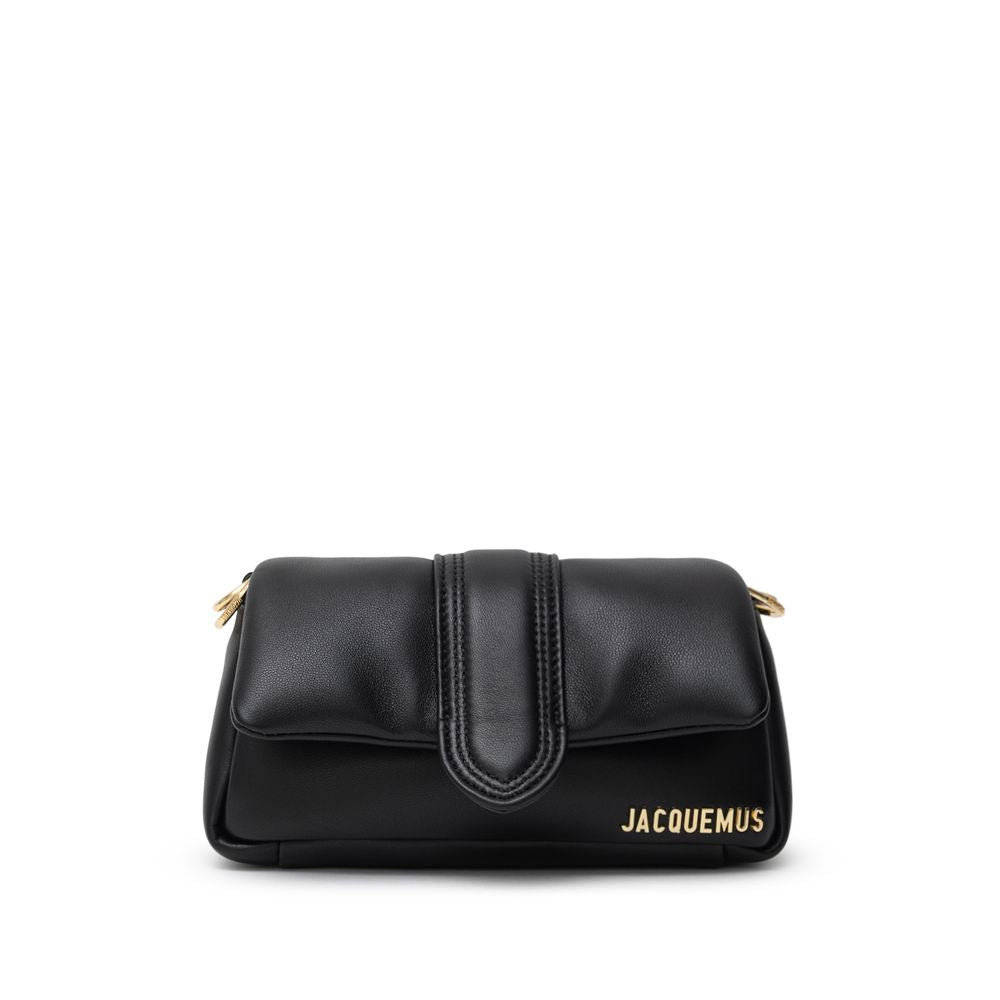Bolso de mano de piel negra Jacquemus