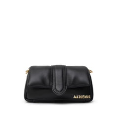 Bolso de mano de piel negra Jacquemus