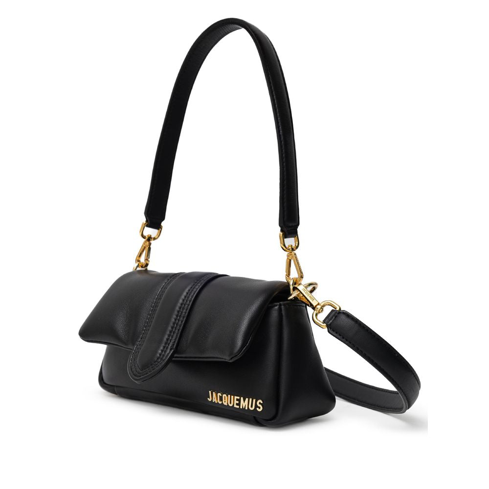 Bolso de mano de piel negra Jacquemus