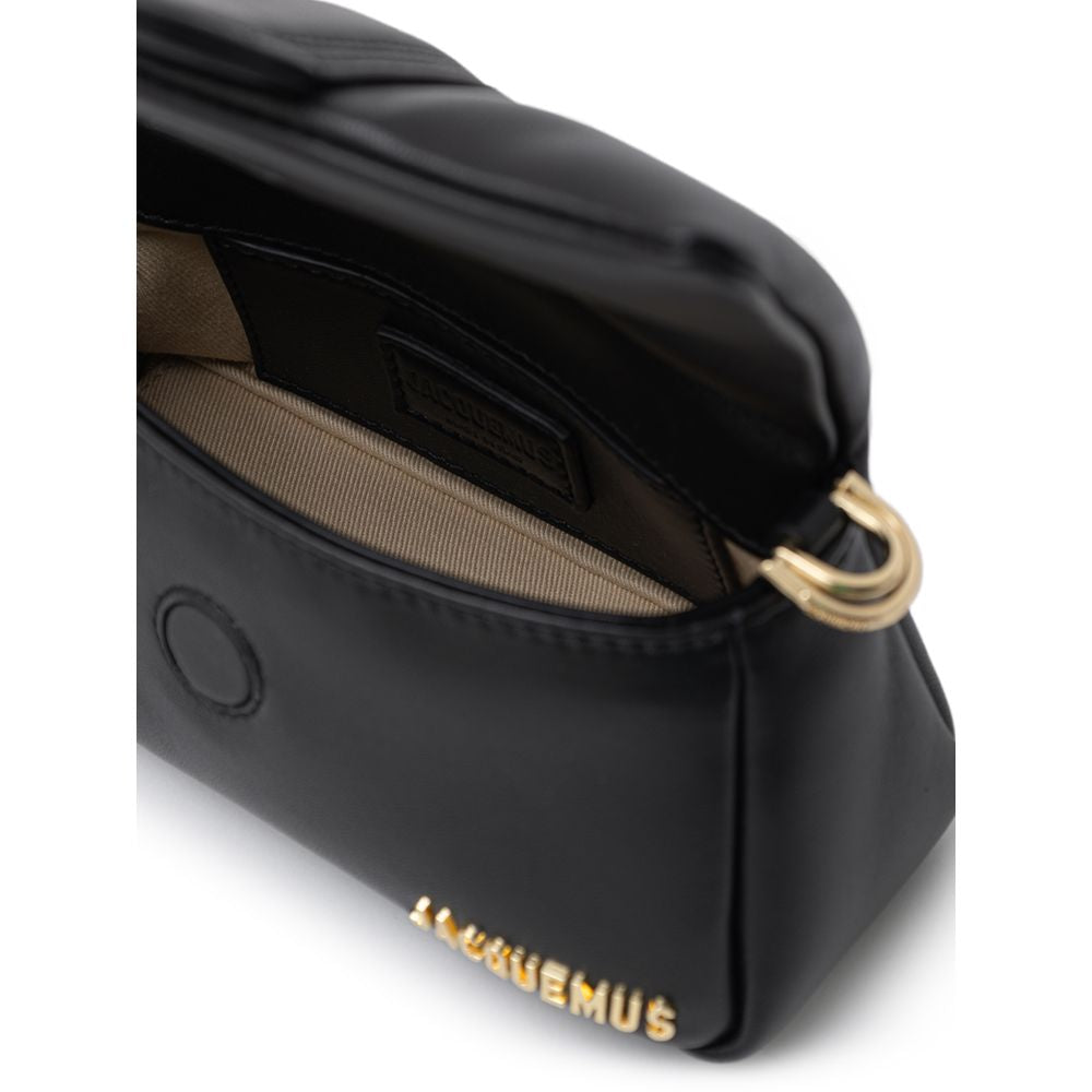 Bolso de mano de piel negra Jacquemus