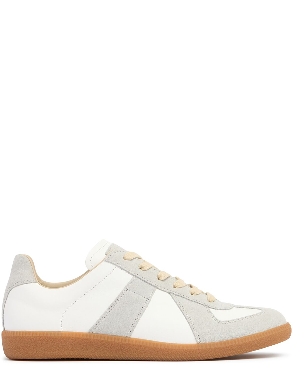 Zapatillas bajas de piel y ante de Maison Margiela