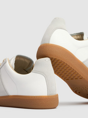 Zapatillas bajas de piel y ante de Maison Margiela