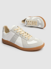 Zapatillas bajas de piel y ante de Maison Margiela