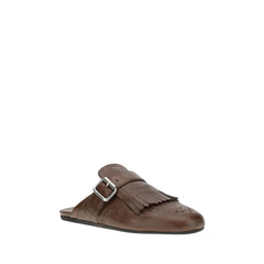 Mulas de cuero Prada