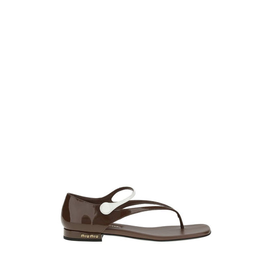 Sandalias de dedo Miu Miu
