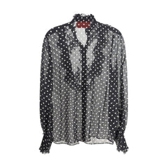Camisa de seda con lunares de Valentino