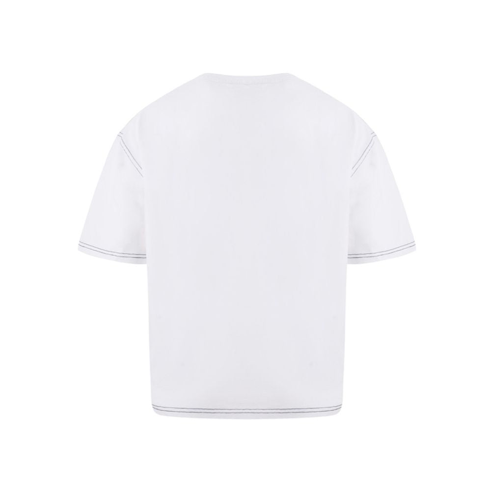 Elegante top blanco de algodón Kenzo para mujer