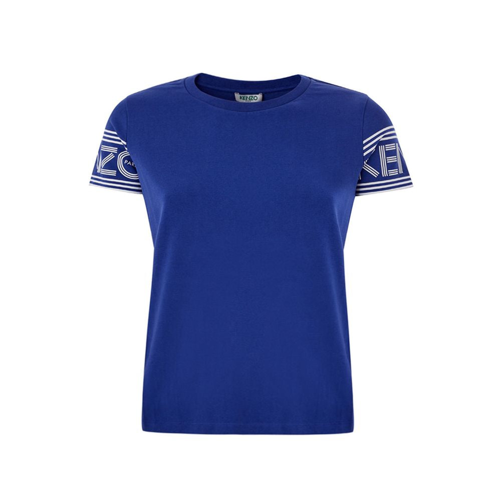 Camiseta de algodón azul elegante de Kenzo para una comodidad con estilo