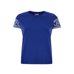 Camiseta de algodón azul elegante de Kenzo para una comodidad con estilo