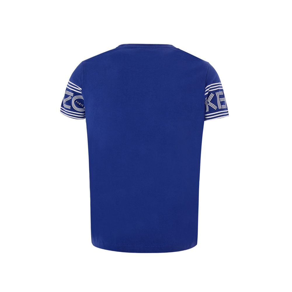 Camiseta de algodón azul elegante de Kenzo para una comodidad con estilo
