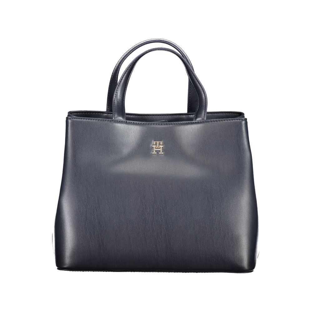 Bolso de polietileno azul Tommy Hilfiger