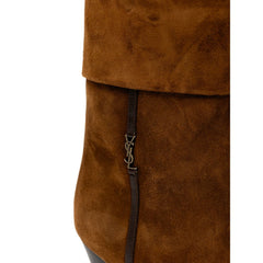 Bota de ante marrón de Saint Laurent