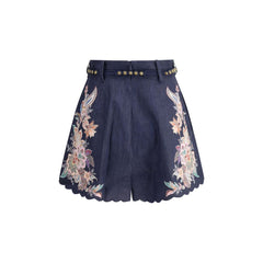 Pantalones cortos con pliegues Zimmermann Rhiannon