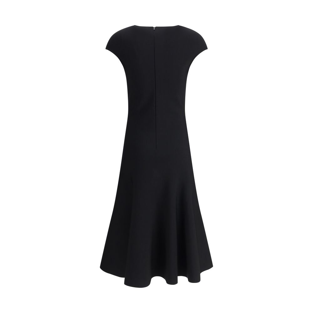 Vestido mini acampanado de Alexander McQueen