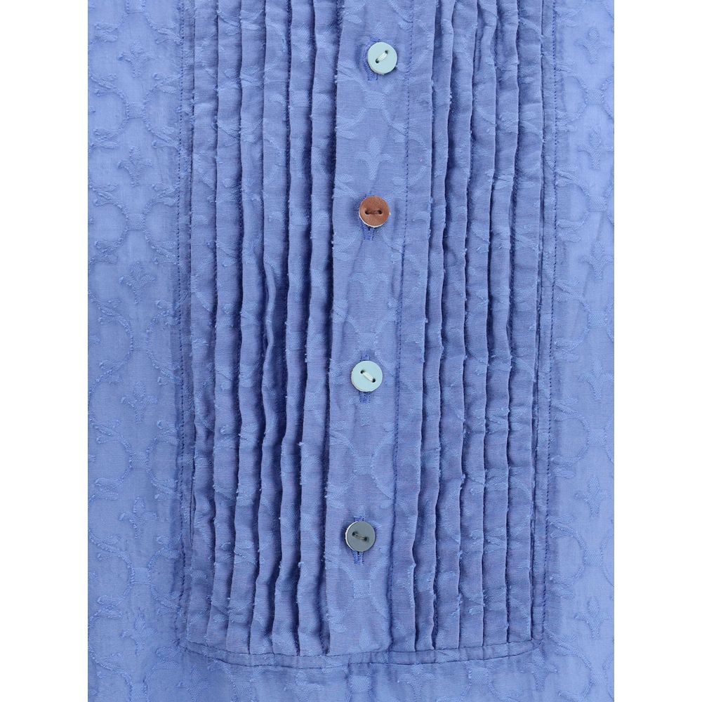 Blusa de algodón y seda Undercover