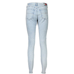 Vaqueros Tommy Hilfiger de algodón azul claro para mujer
