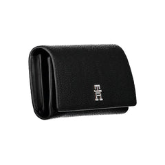 Cartera Tommy Hilfiger de polietileno negra para mujer