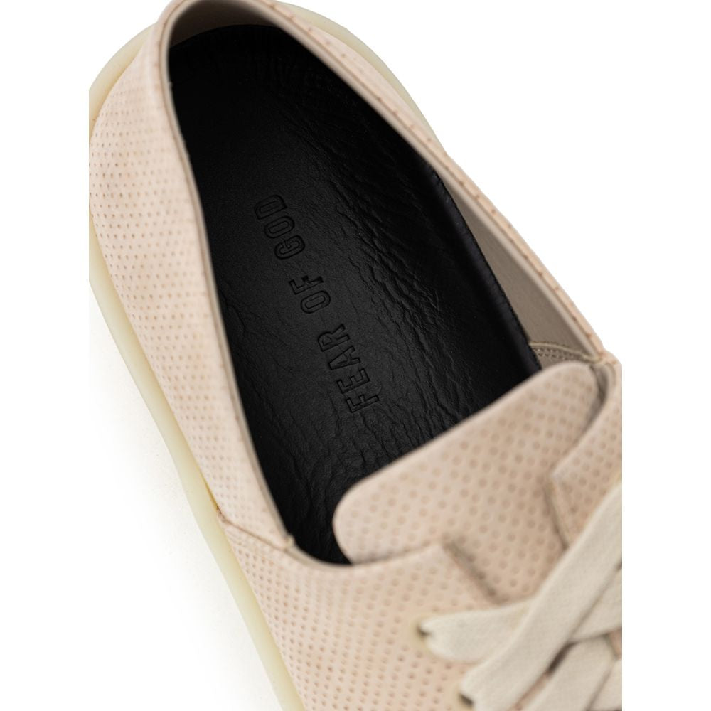 Zapatillas de cuero beige Fear Of God