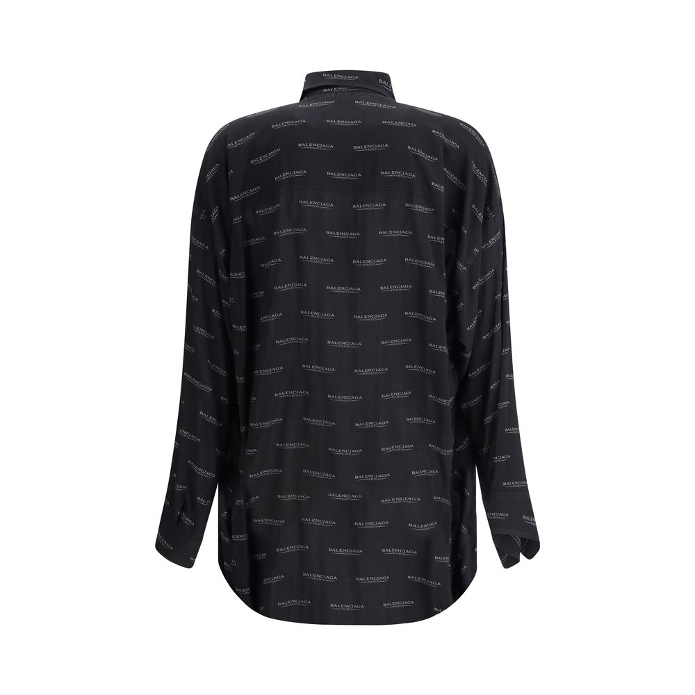 Camisa con el logotipo de Balenciaga