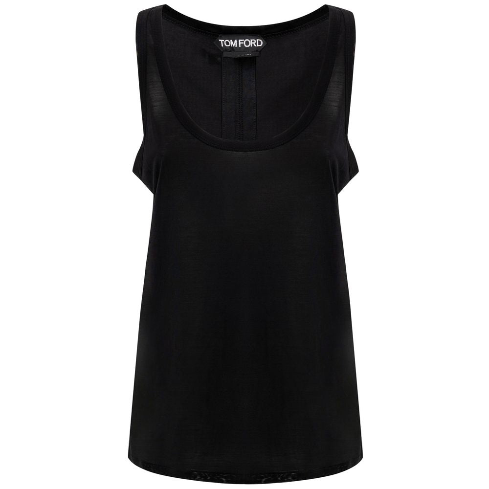Ropa de seda negra de Tom Ford