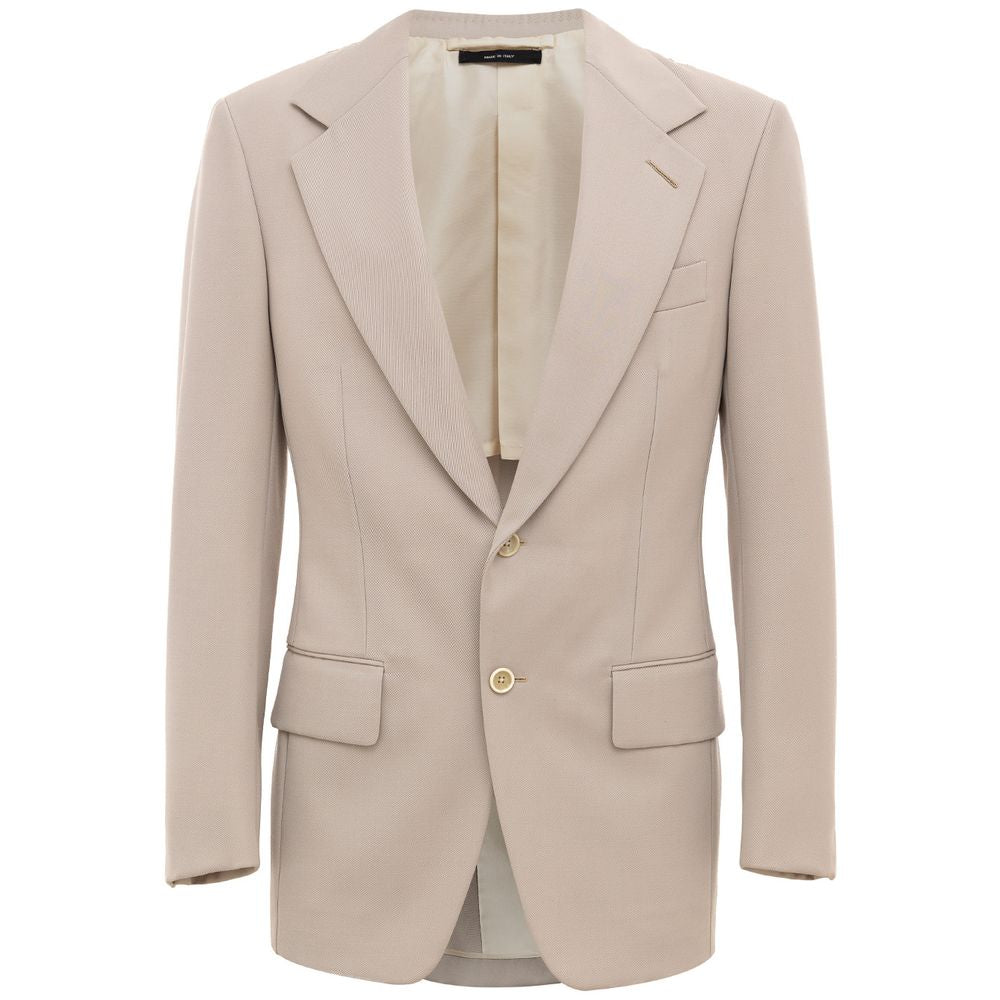 Ropa de lana beige de Tom Ford