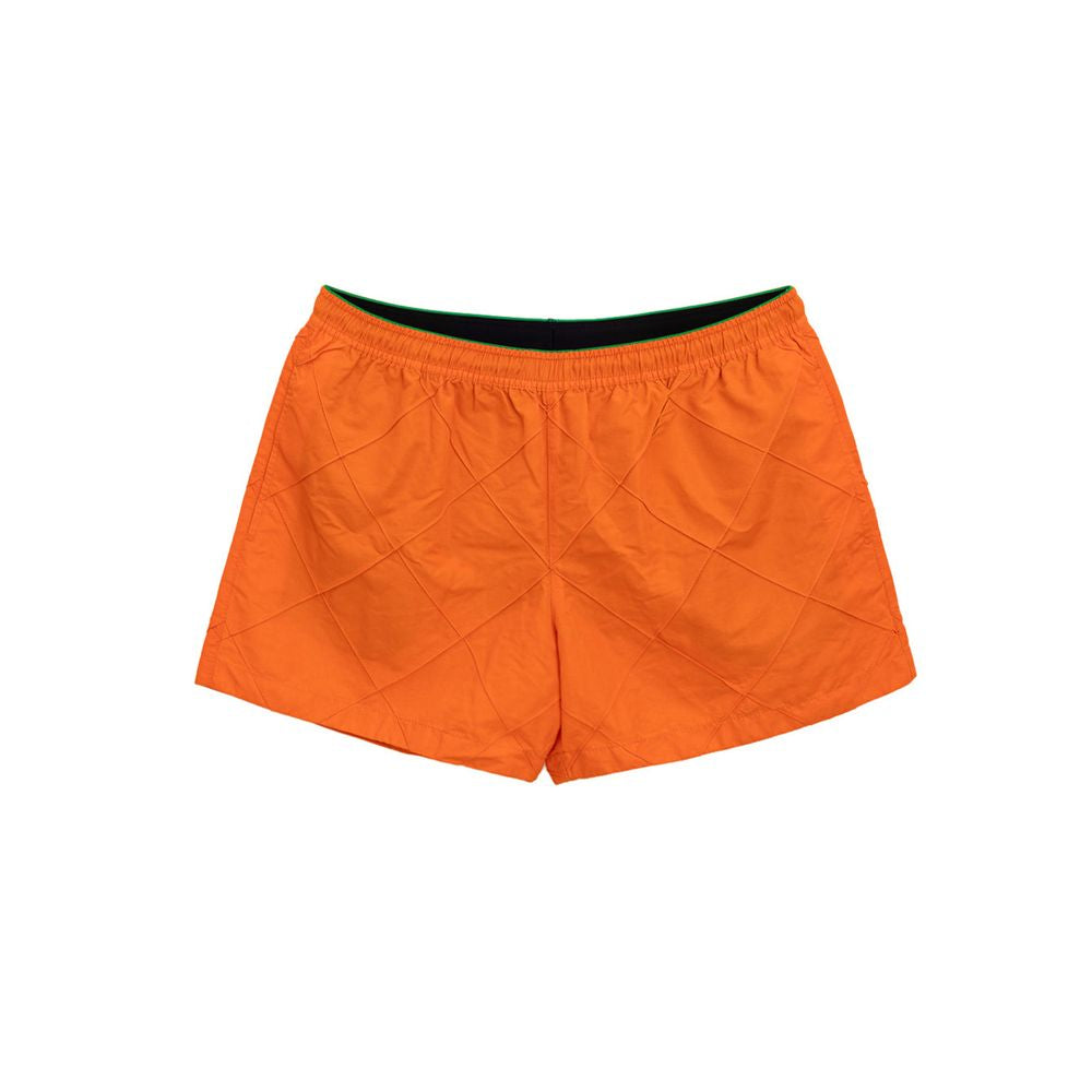 Traje de baño de poliamida naranja de Bottega Veneta