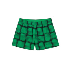 Traje de baño de poliamida verde de Bottega Veneta