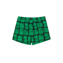 Traje de baño de poliamida verde de Bottega Veneta