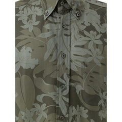 Camisa verde de lyocell de Tom Ford
