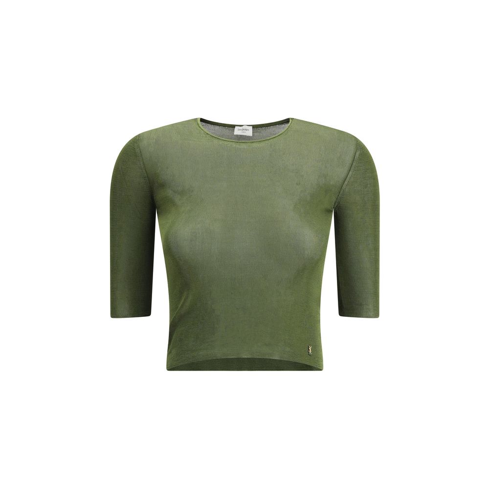 Top de manga corta de Saint Laurent