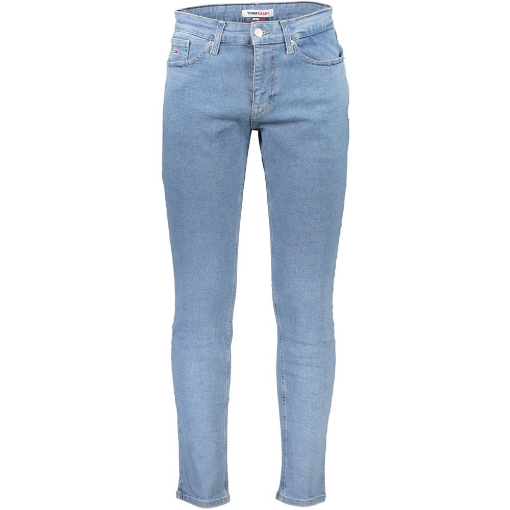 Tommy Hilfiger Vaqueros ajustados de algodón azul claro para hombre