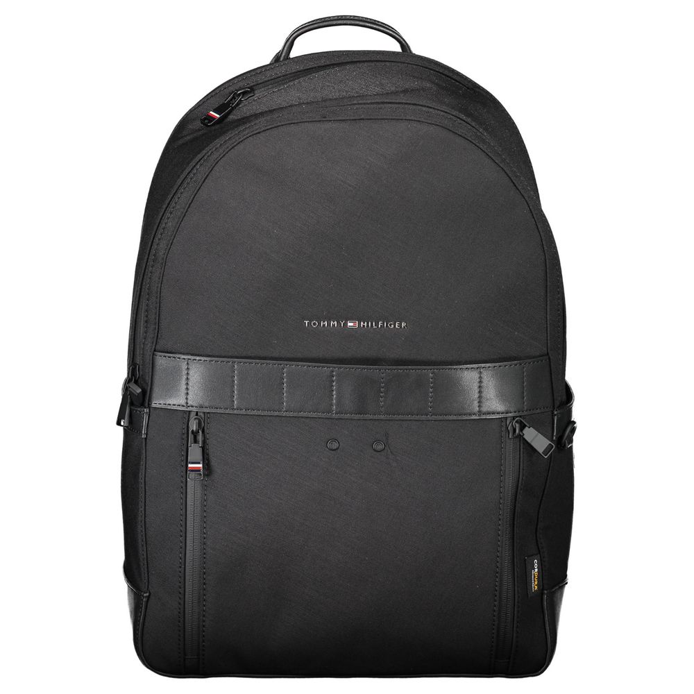 Mochila Tommy Hilfiger de nailon negra para hombre