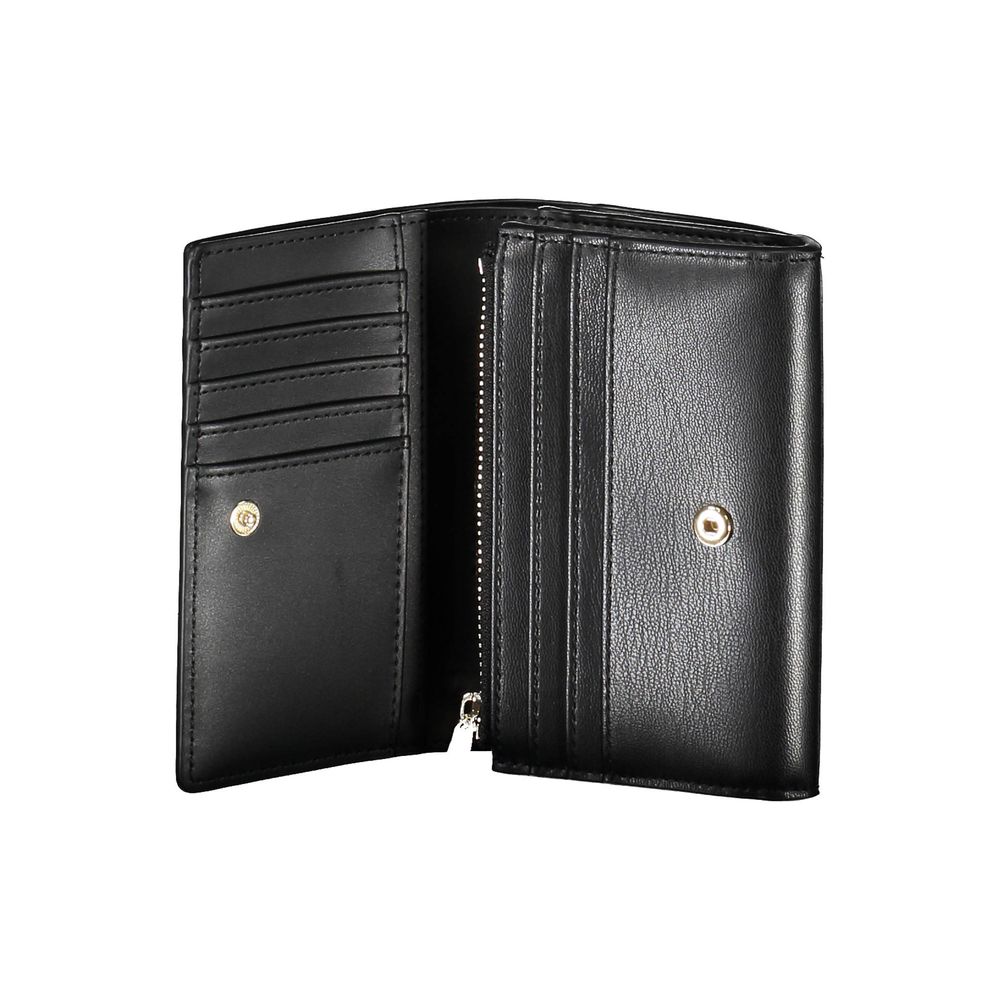 Cartera Tommy Hilfiger de polietileno negra para mujer