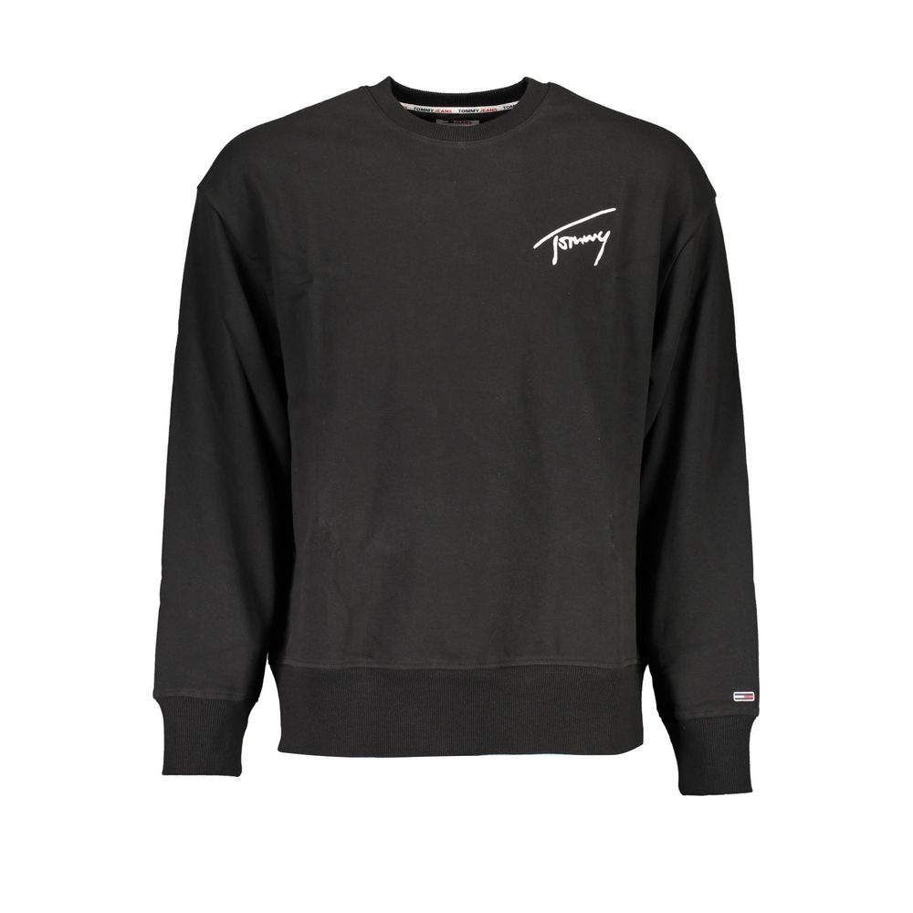 Suéter Tommy Hilfiger de algodón negro para hombre