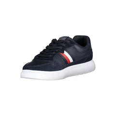 Zapatillas Tommy Hilfiger de cuero azul para hombre