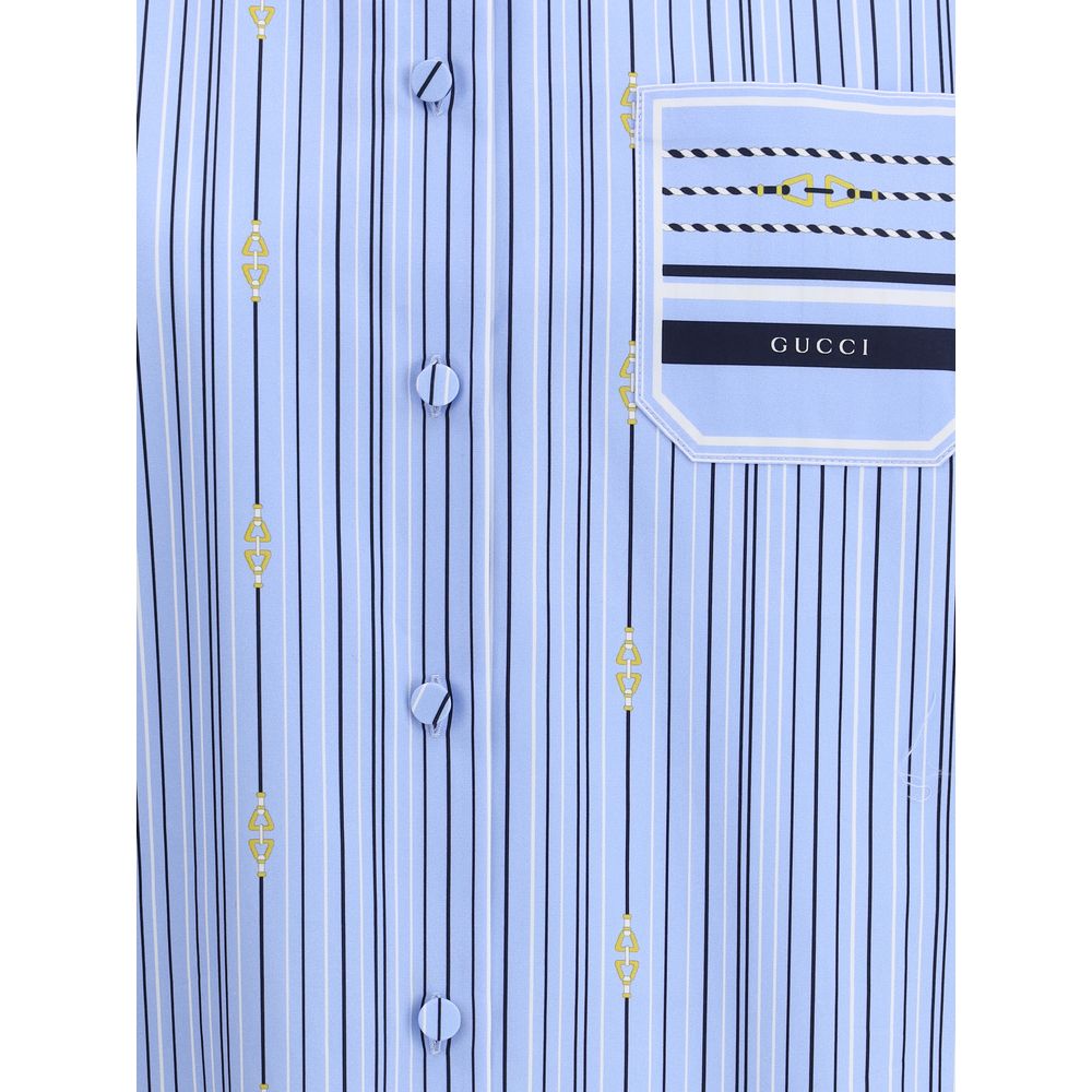 Camisa de rayas Gucci