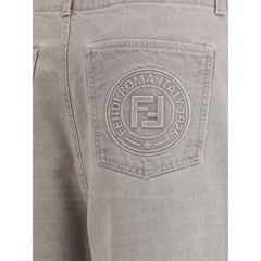 Vaqueros de pierna ancha Fendi